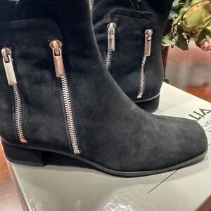 Weatherproof suede  bootie,NEW